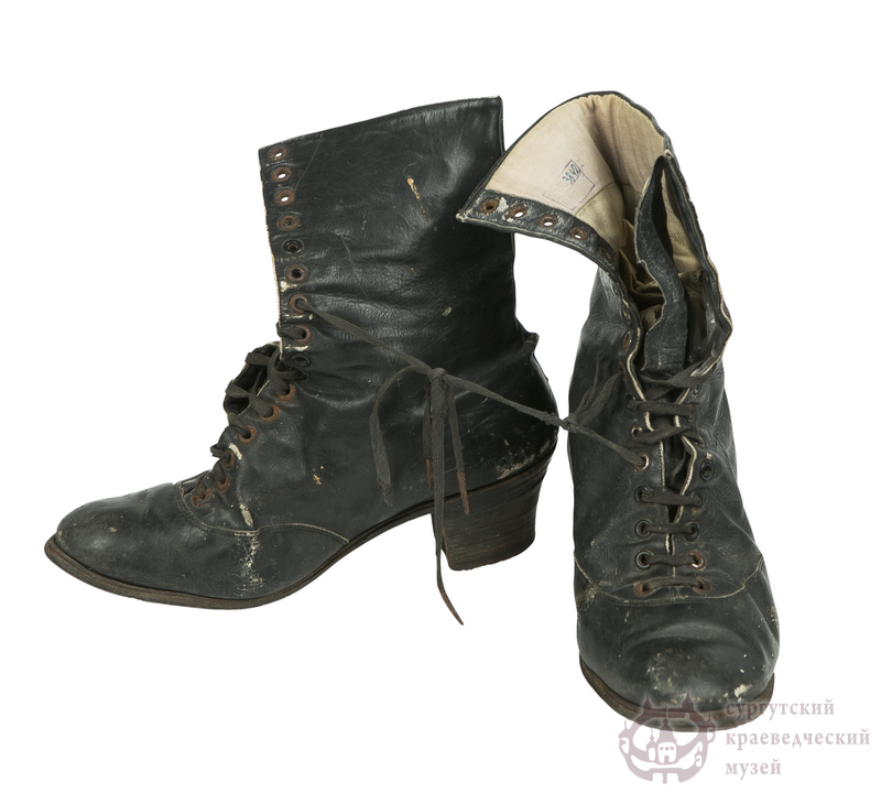 Ботинки хромовые женские 1920-е гг.