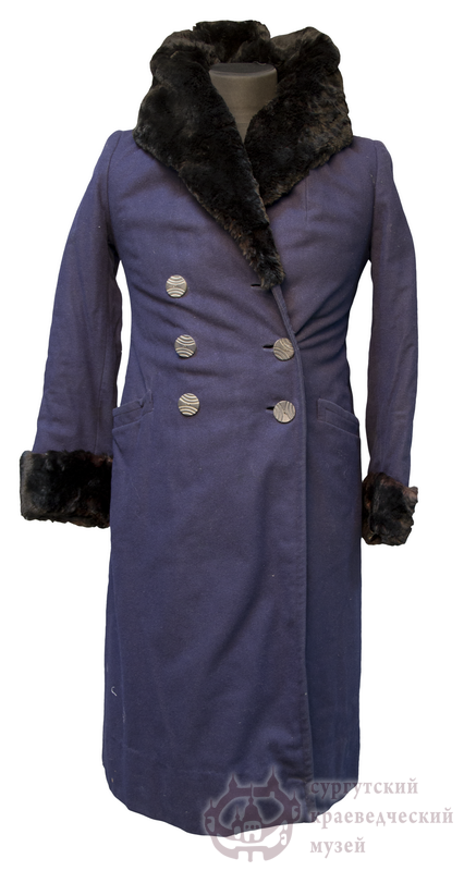 Пальто женское зимнее 1930-1950 гг.