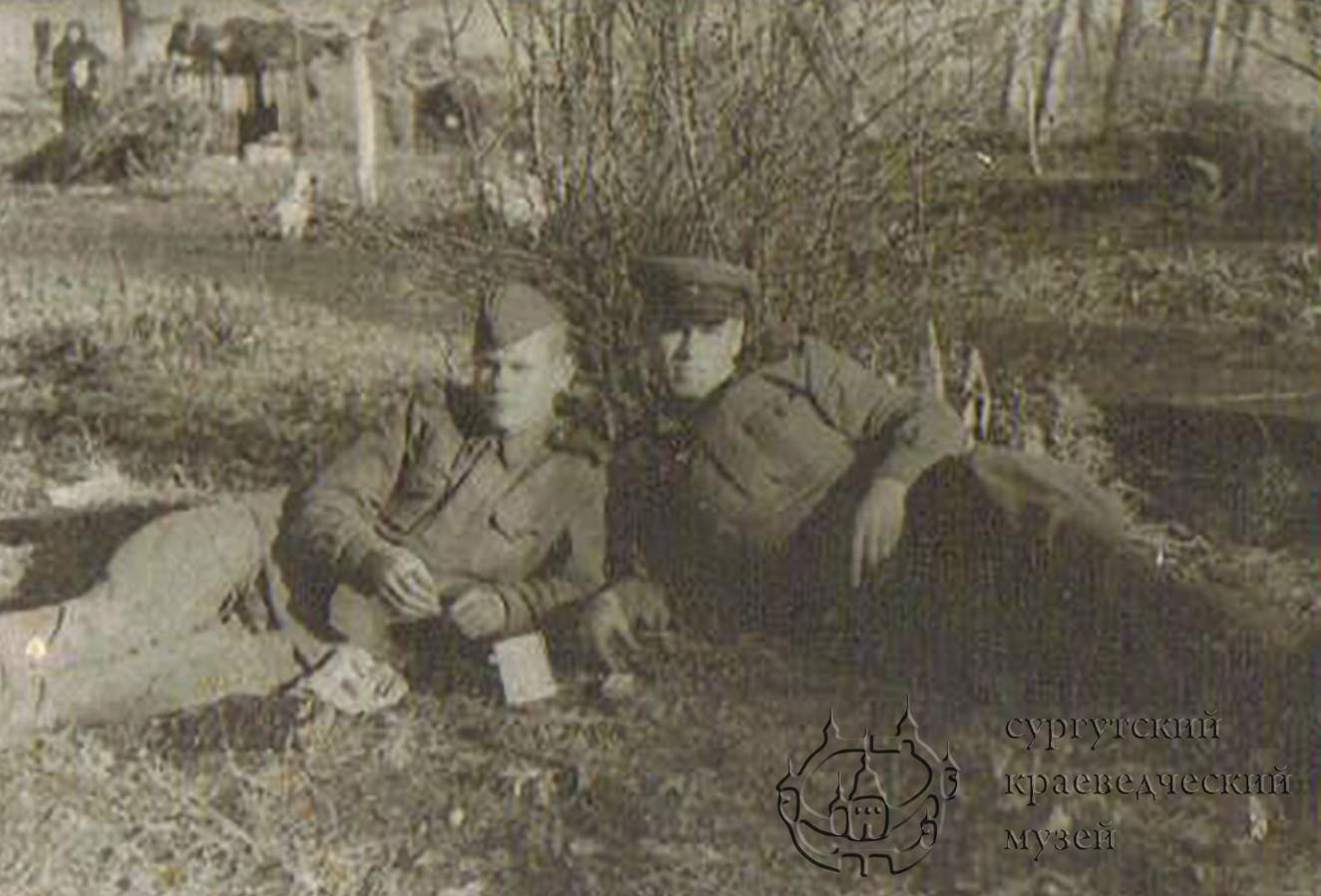 А.А. Халин с армейским другом