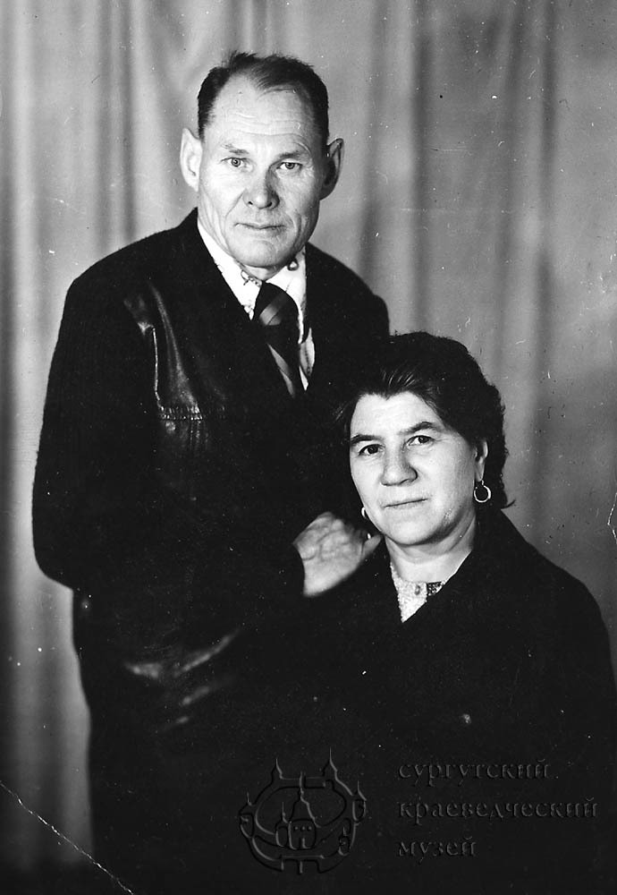 А.А. Халин с женой Елизаветой
