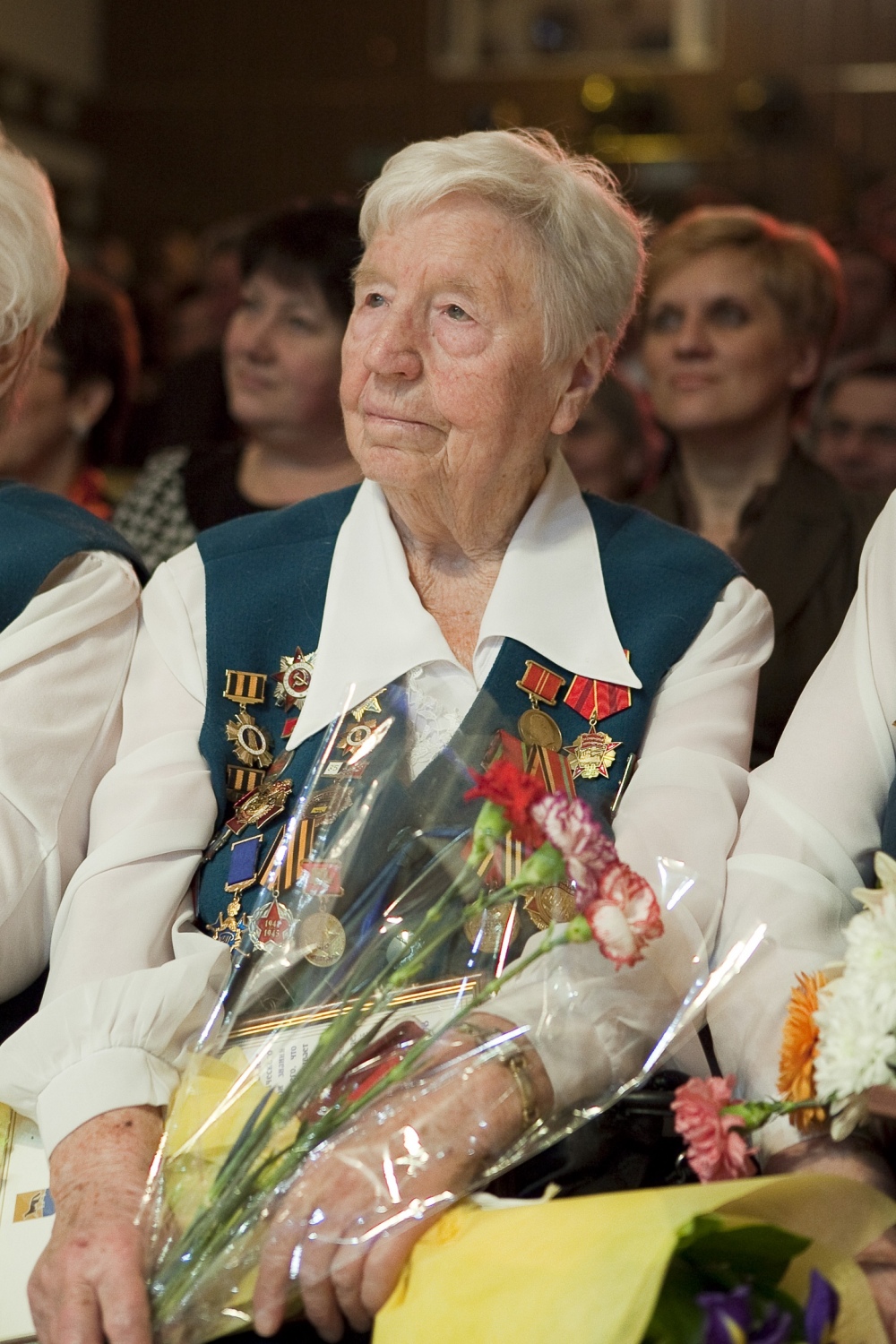 Л.Я. Вохминцева. Встреча с ветеранами.